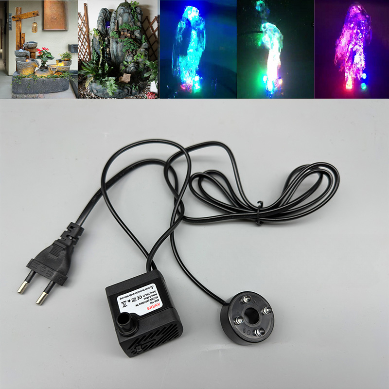 Solar Pool Pump Kit - Submersible Pump 220V 3W Four LED