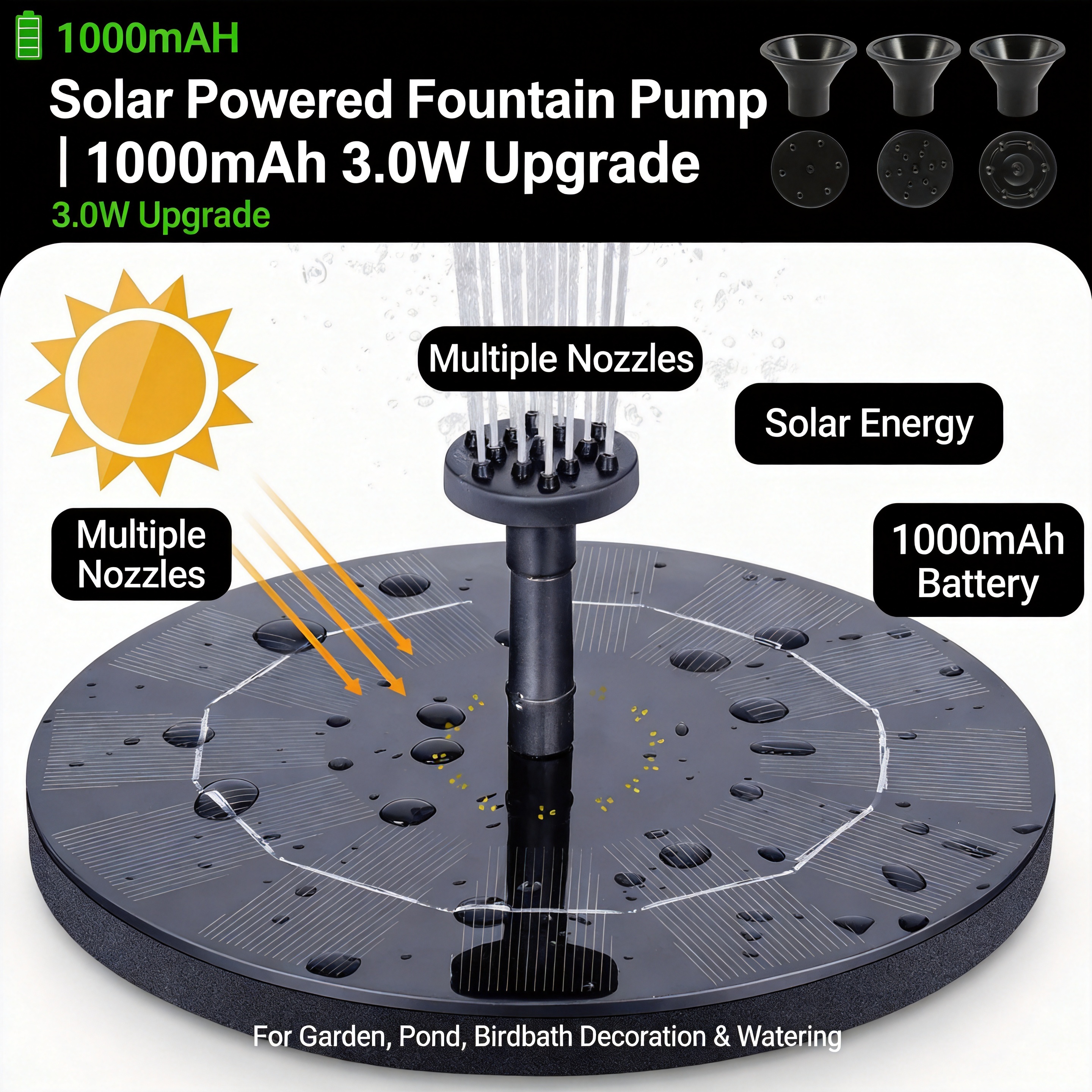 Solar Pool Pump Kit - Solar Fountain Pump – Floating Solar