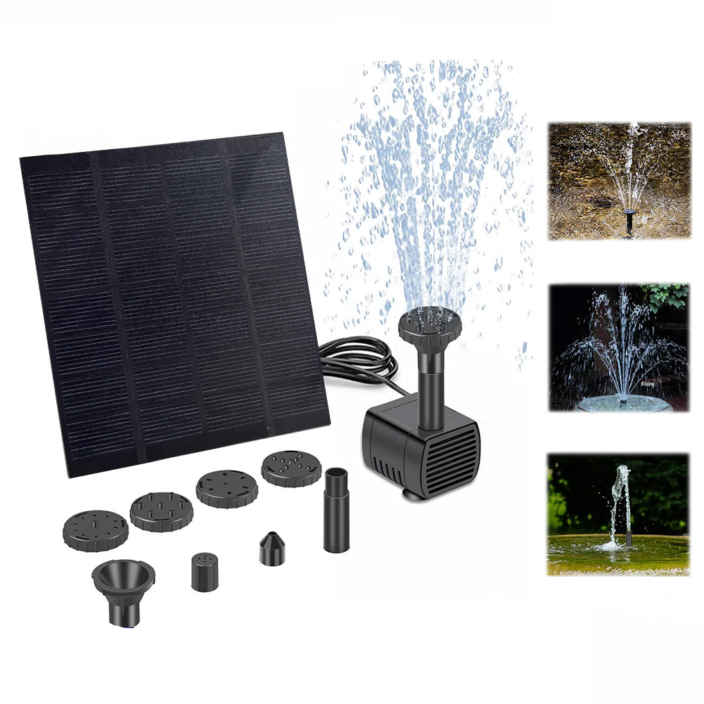 Solar Panel Powered Water Feat - Solar Pool Pump Kit ulasan dan harga