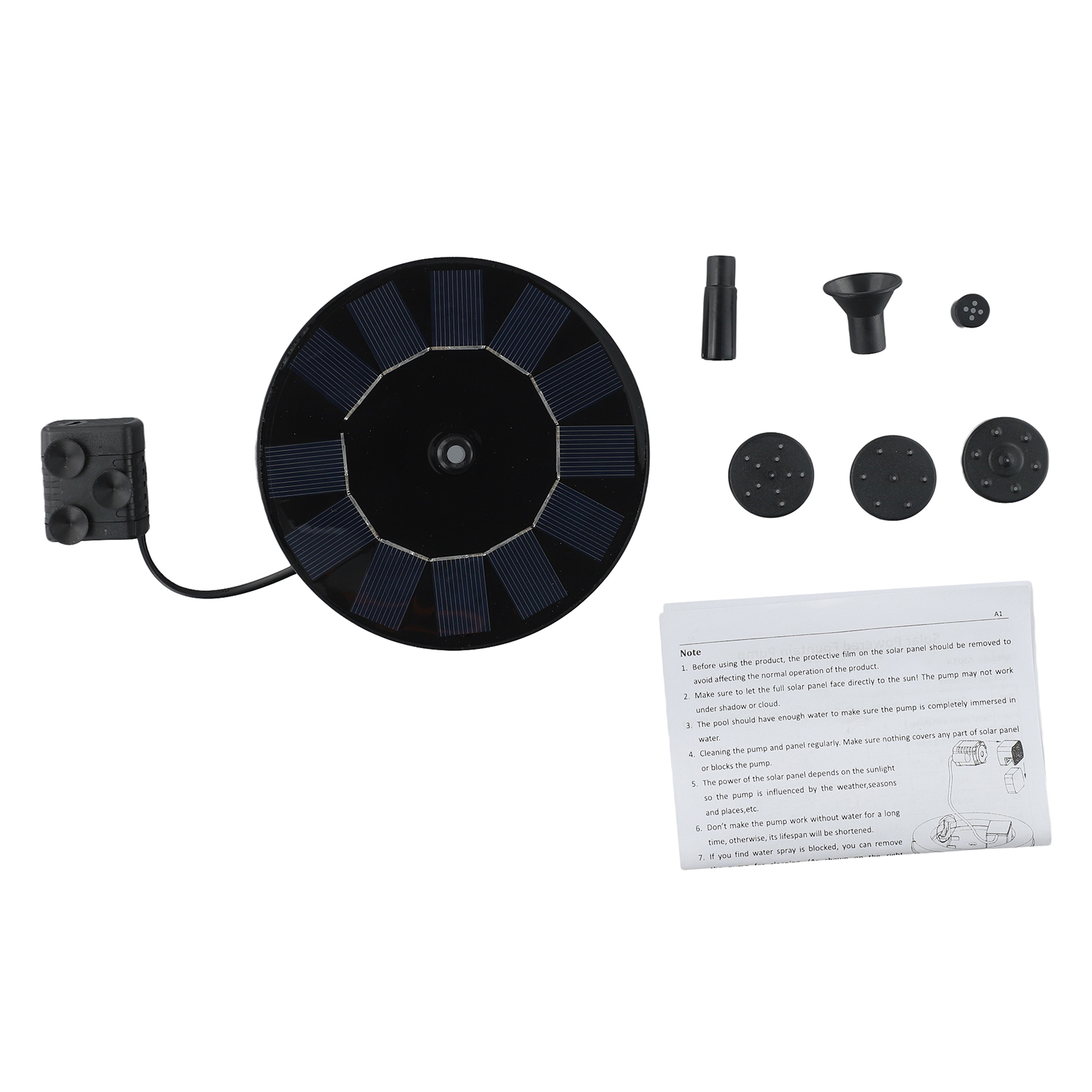 Solar Fountain Floating Pump W - Solar Pool Pump Kit ulasan dan harga