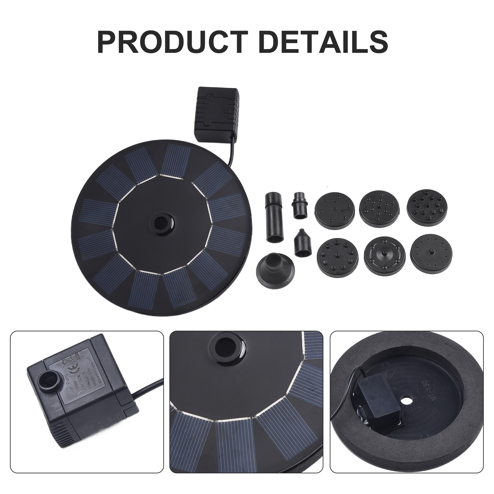 Solar Fountain Floating Pump W - Solar Pool Pump Kit ulasan dan harga