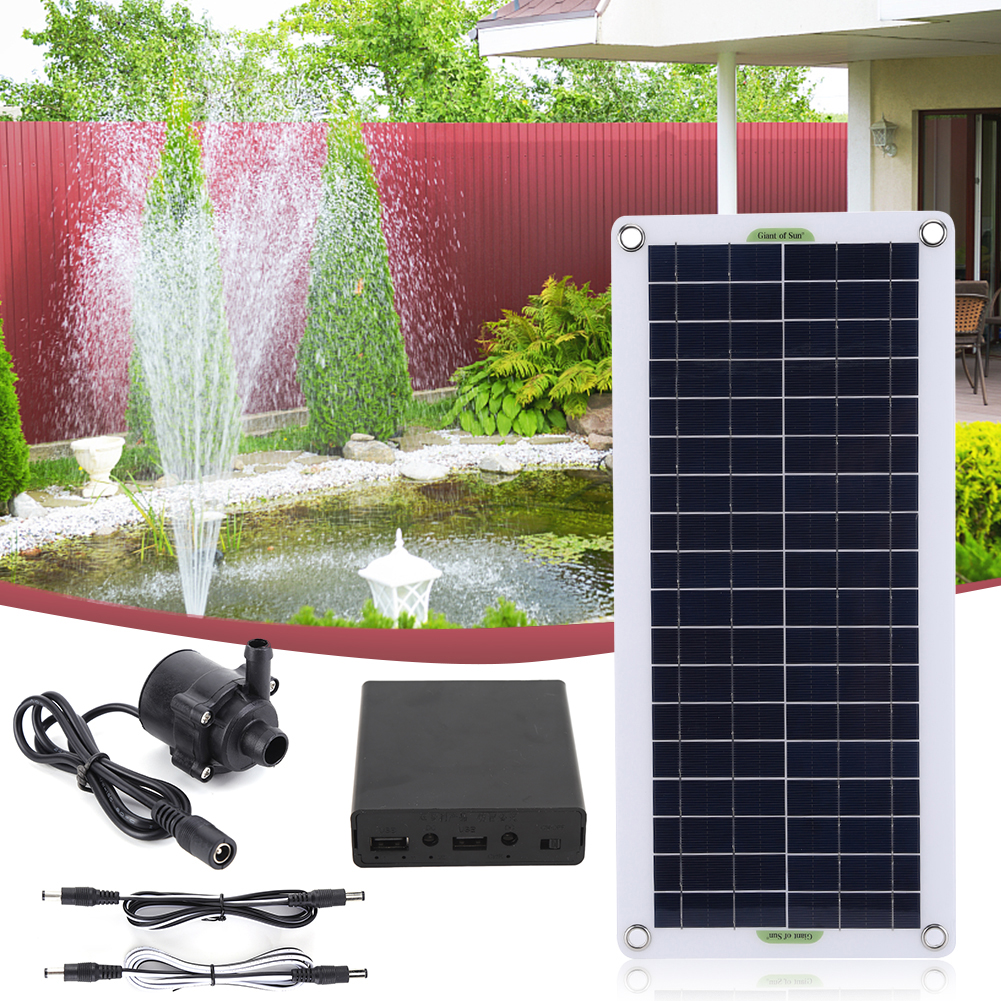30W 18V Solar Panel With 800L/ - Solar Pool Pump Kit ulasan dan harga