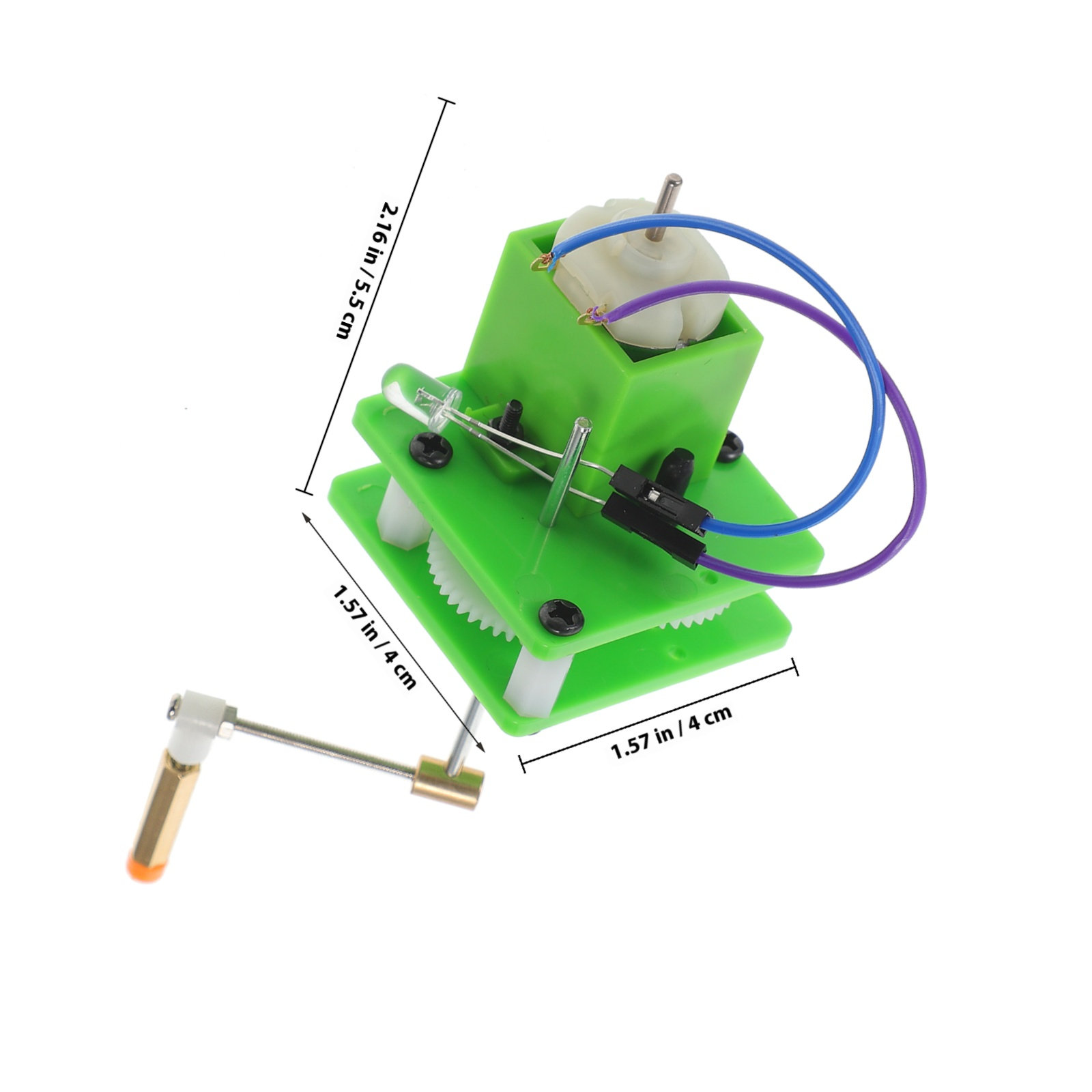 Hand-Cranked Generator DIY Sci - Renewable Energy For Kids ulasan dan harga