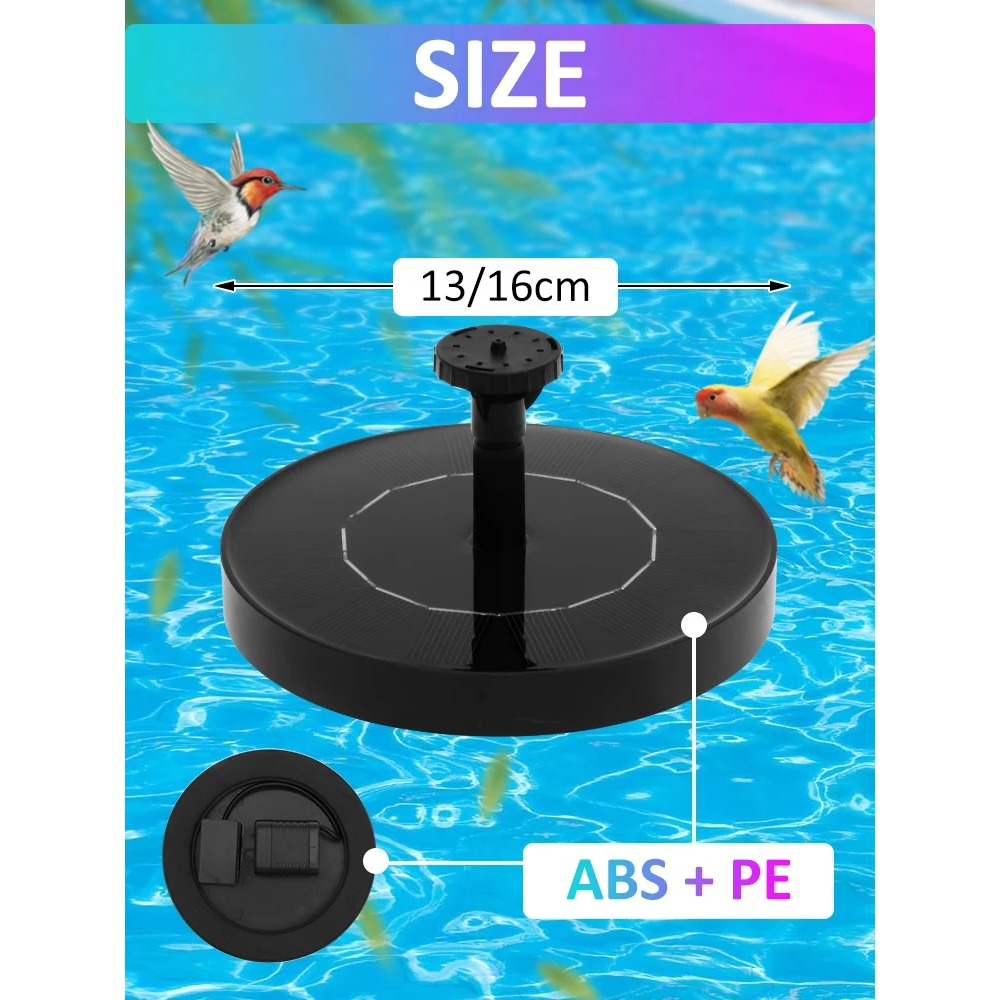 Solar Fountain Pump – Floating - Solar Pool Pump Kit ulasan dan harga