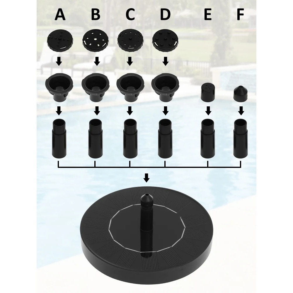 Solar Fountain Pump – Floating - Solar Pool Pump Kit ulasan dan harga