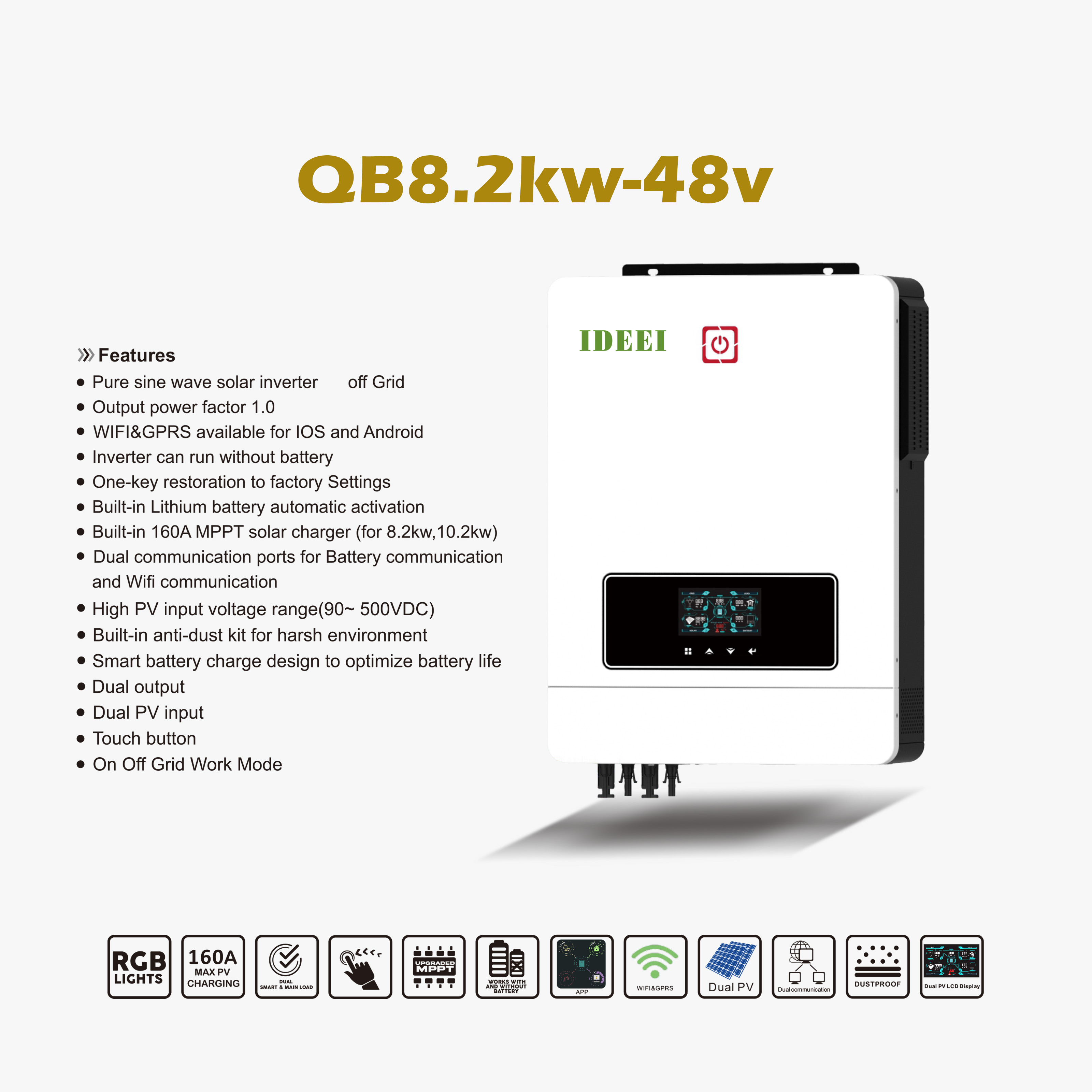 Dual Output off Grid Hybrid So - Hybrid Solar Inverter ulasan dan harga