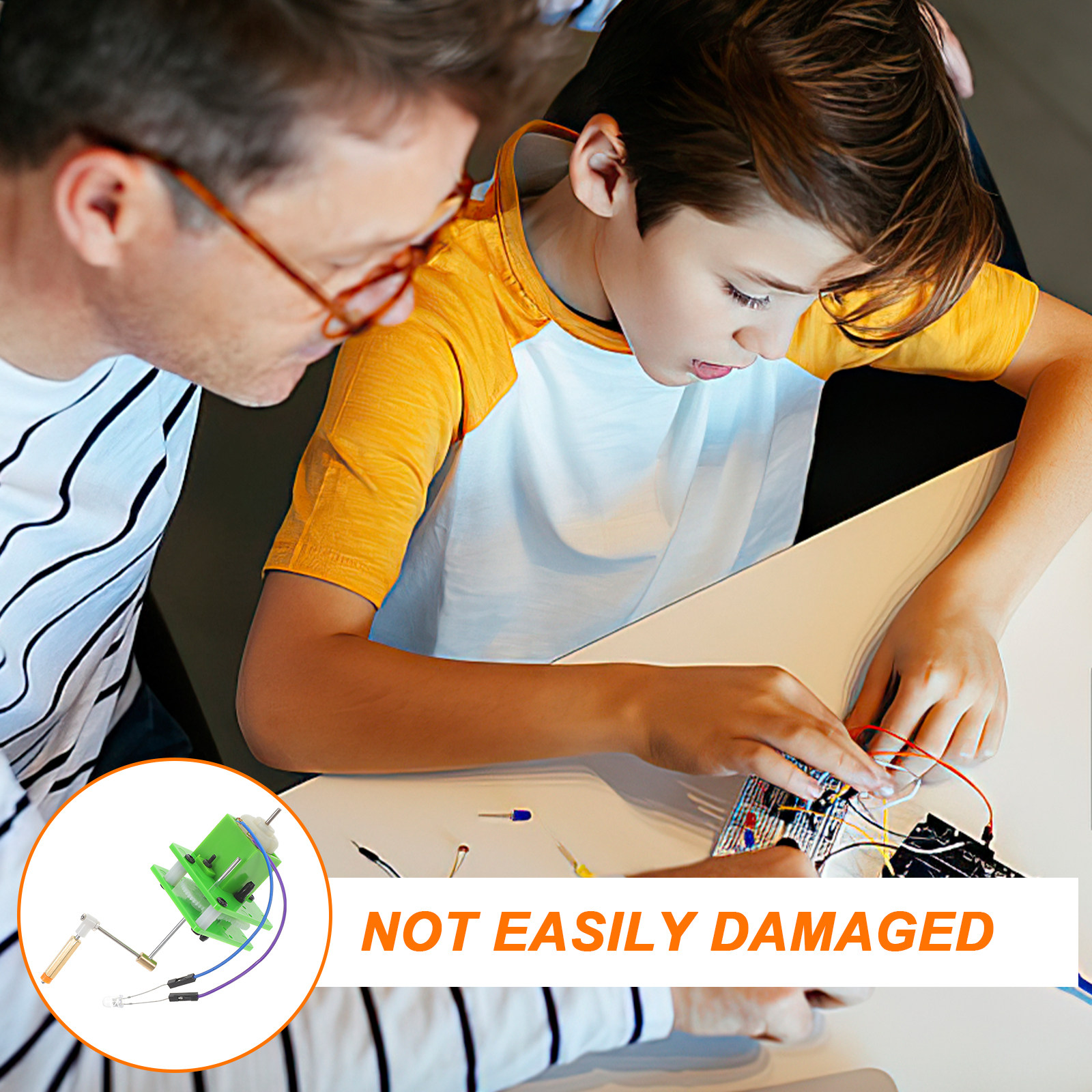 Hand-Cranked Generator DIY Sci - Renewable Energy For Kids ulasan dan harga