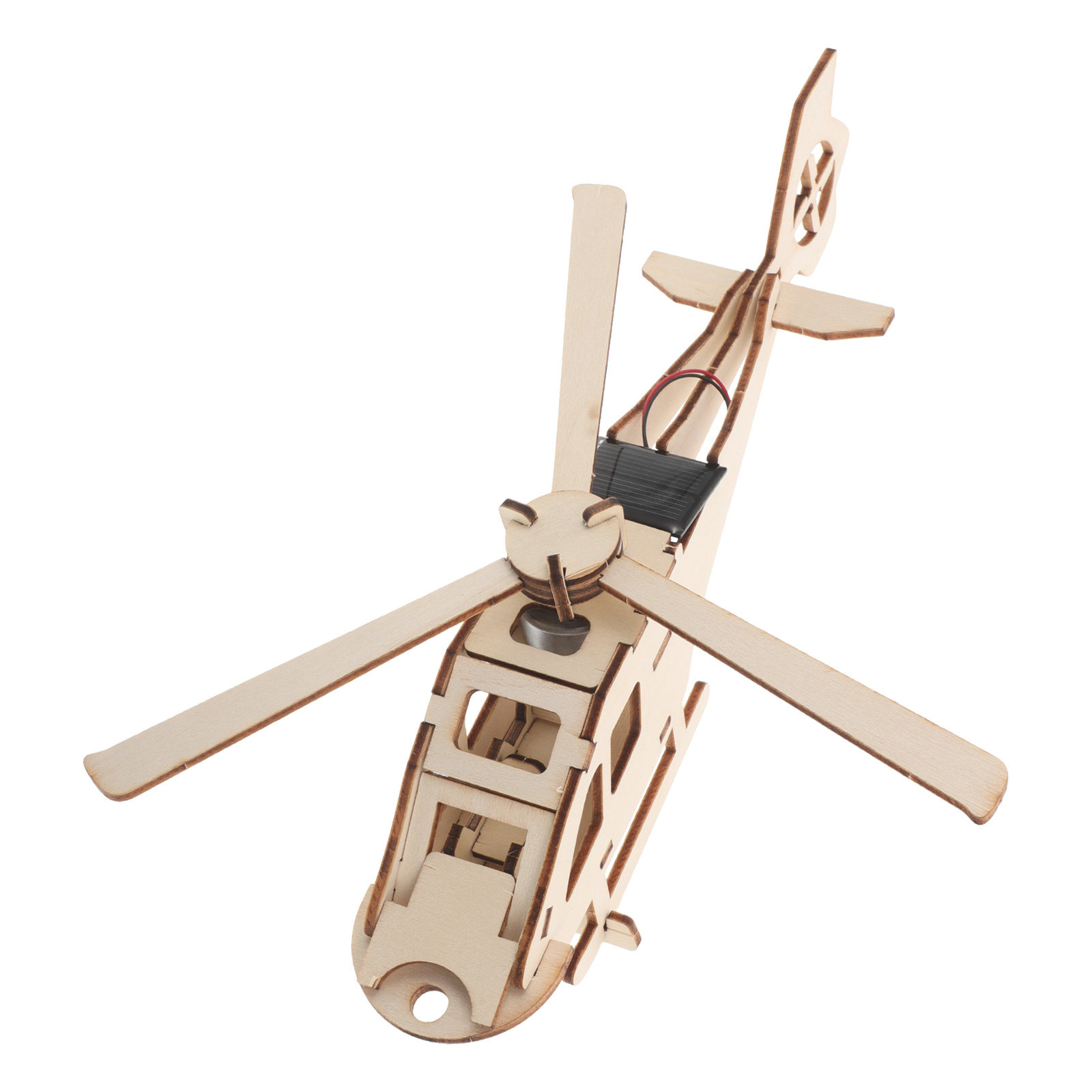 1Set Solar Powered Wooden Heli - Renewable Energy For Kids ulasan dan harga