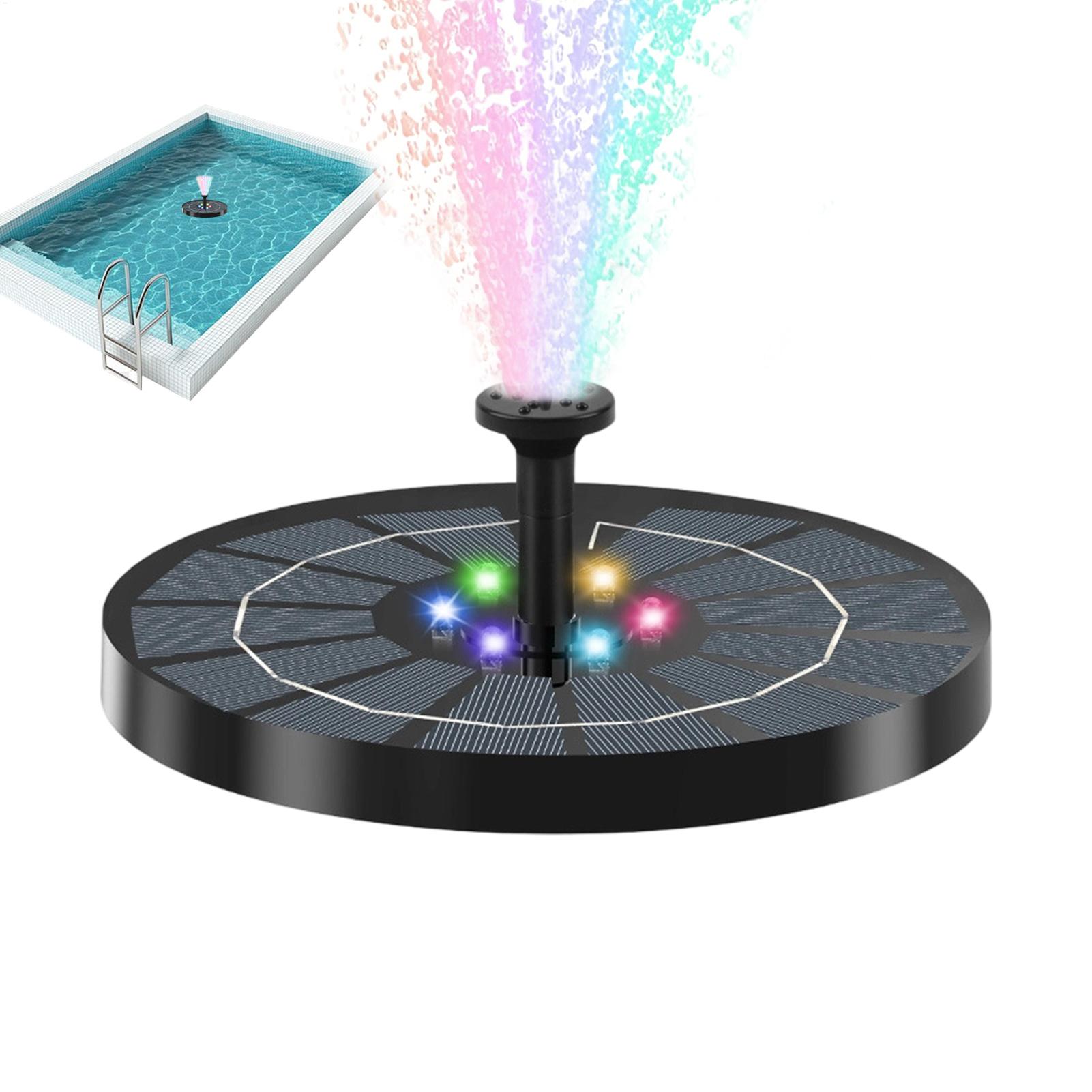 Bird Bath Fountain with Lights - Solar Pool Pump Kit ulasan dan harga