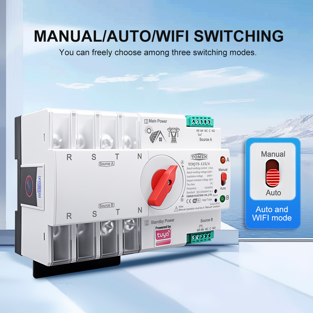 TOMZN TUYA SmartLife ATS 4P AC - Din Rail Circuit Breaker ulasan dan harga