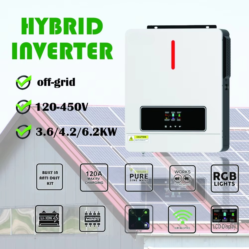 99% High Efficiency MPPT 220V  - Hybrid Solar Inverter ulasan dan harga