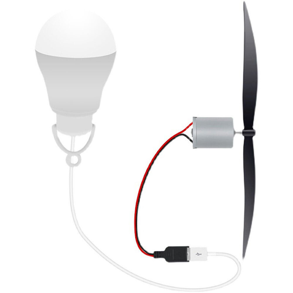 USB Powered Wind Turbine Motor - Renewable Energy For Kids ulasan dan harga