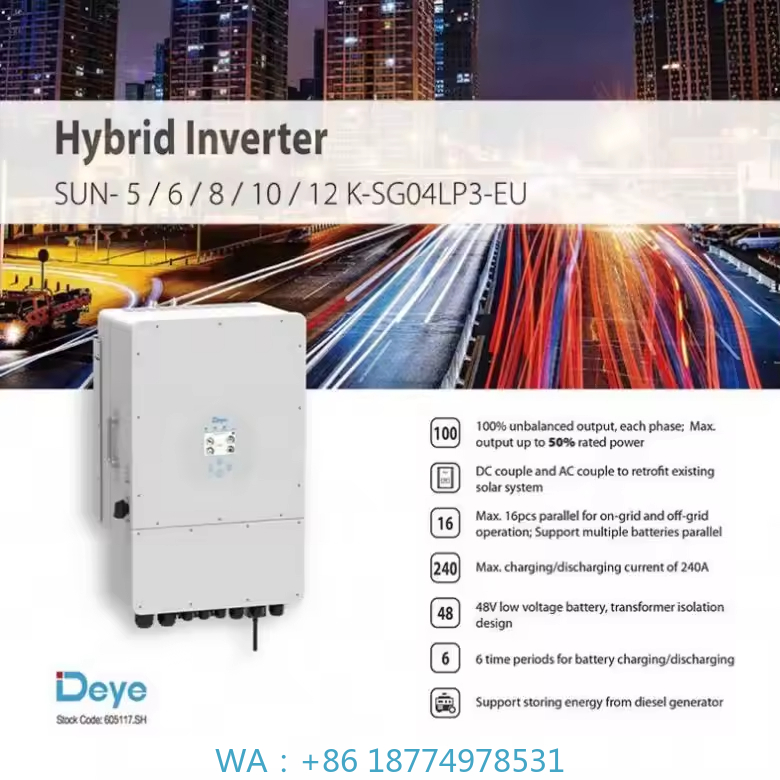 SUN-12K-SG04LP3-EU Phase Hybri - Hybrid Solar Inverter ulasan dan harga